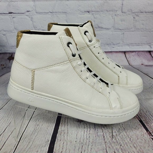 UGG Men's Size 9 Hi Top Lace Up Sneakers - Picture 3 of 8